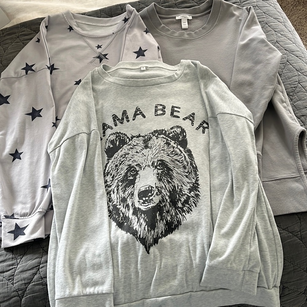 3 Amazon Long sleeve tee shirts